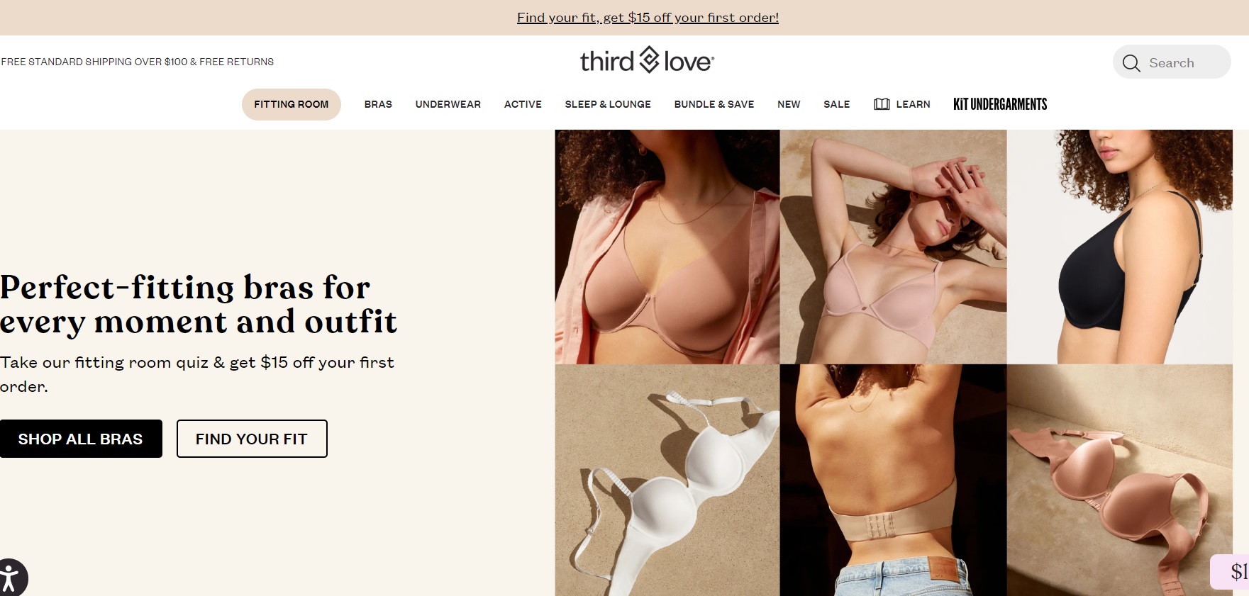 thirdlove bra website shopping 